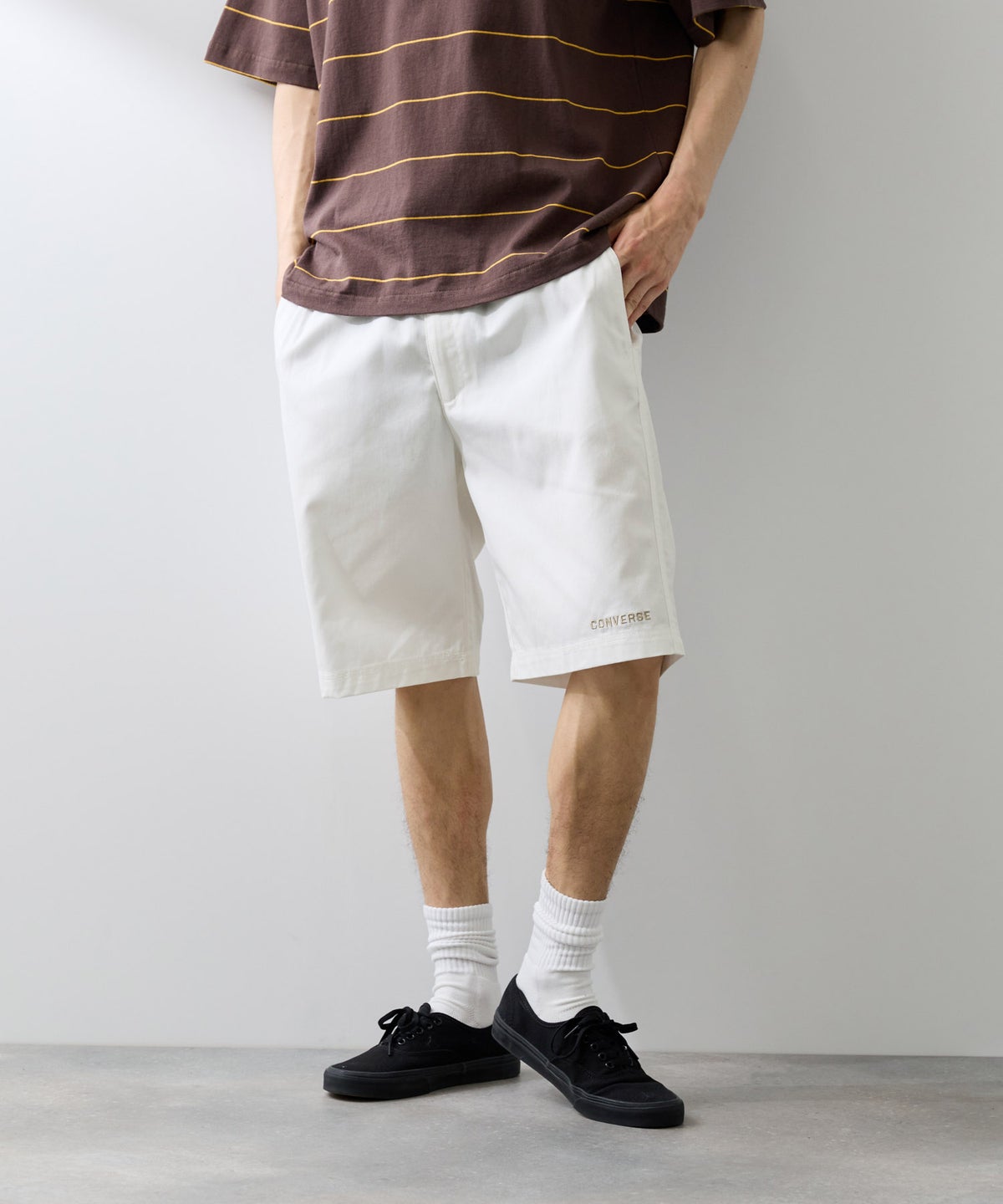 CONVERSE ツイルショートパンツ メンズ
