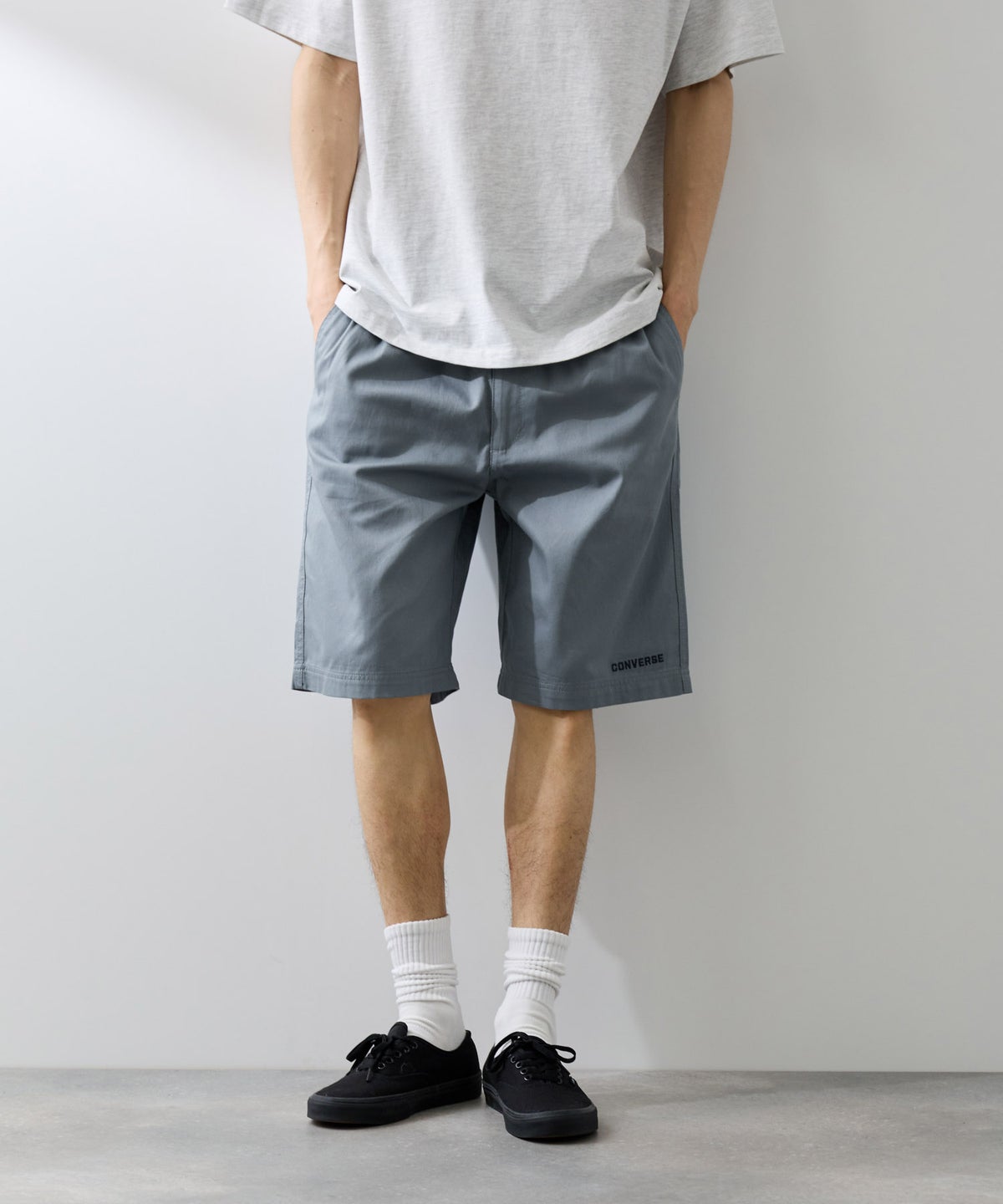 CONVERSE ツイルショートパンツ メンズ