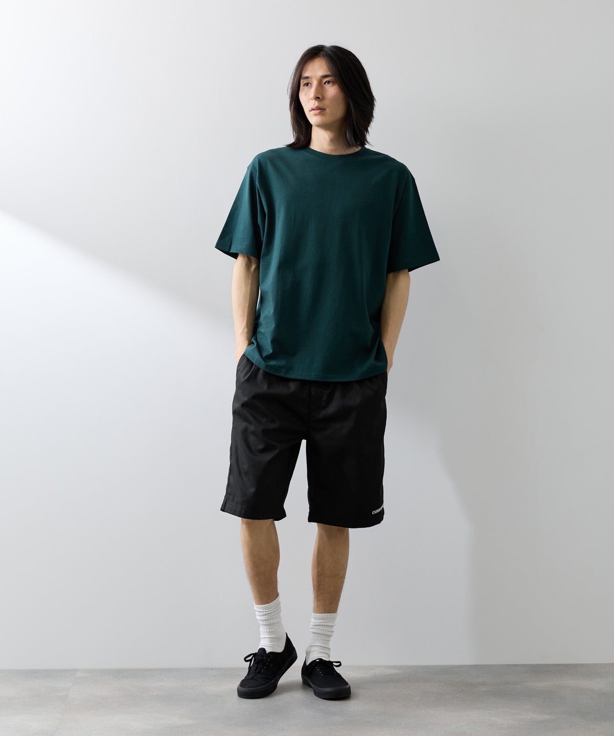 CONVERSE ツイルショートパンツ メンズ