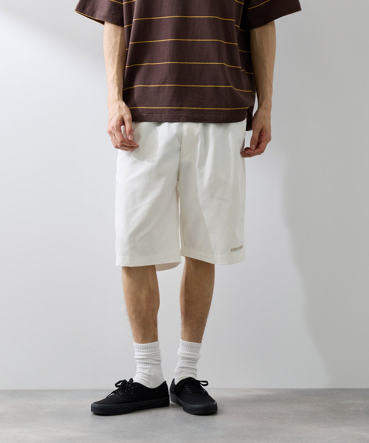 CONVERSE ツイルショートパンツ メンズ