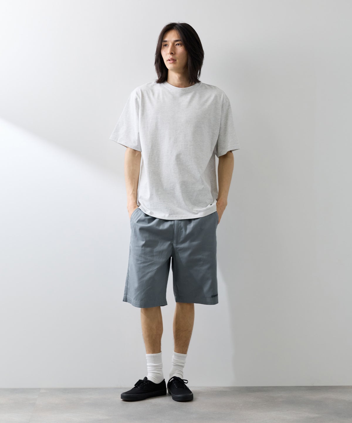 CONVERSE ツイルショートパンツ メンズ