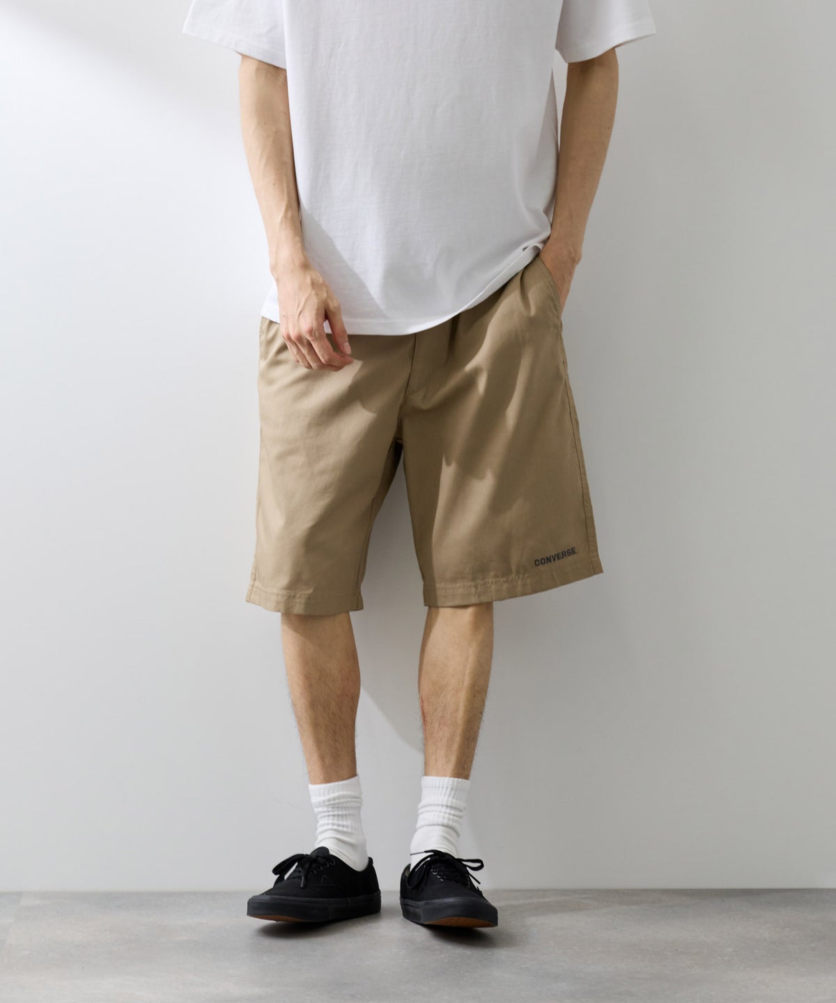 CONVERSE ツイルショートパンツ メンズ