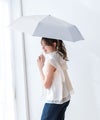 折りたたみ傘 晴雨兼用 UVカット 完全遮光 軽量 コンパクト 55cm 男女兼用商品サムネイル-3