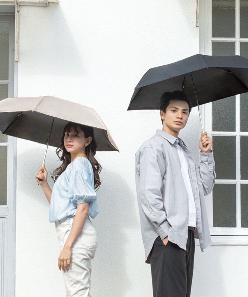 折りたたみ傘 晴雨兼用 UVカット 完全遮光 軽量 コンパクト 55cm 男女兼用商品画像-6