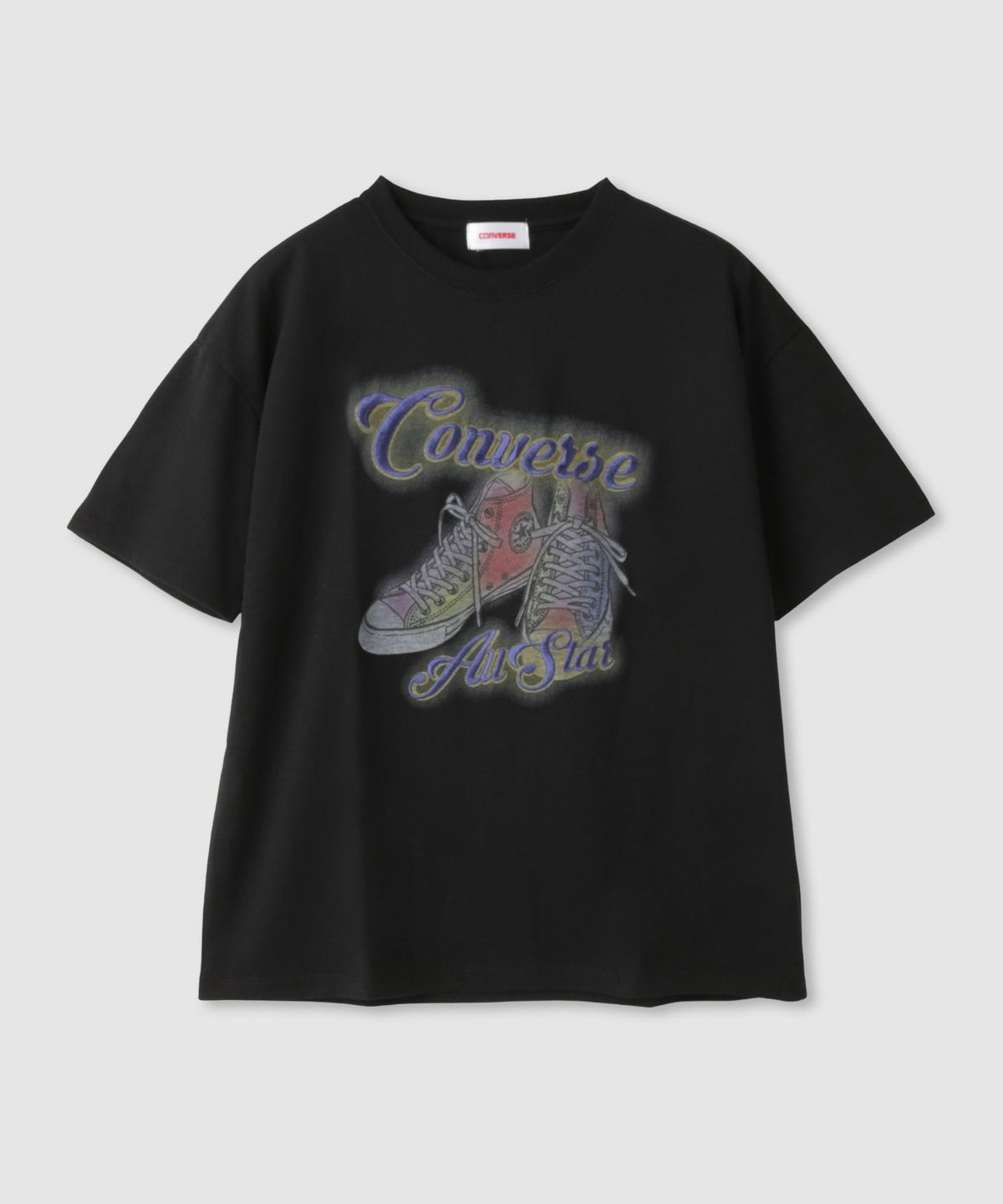 CONVERSE ぼかしプリントTシャツ レディース メール便 対応商品