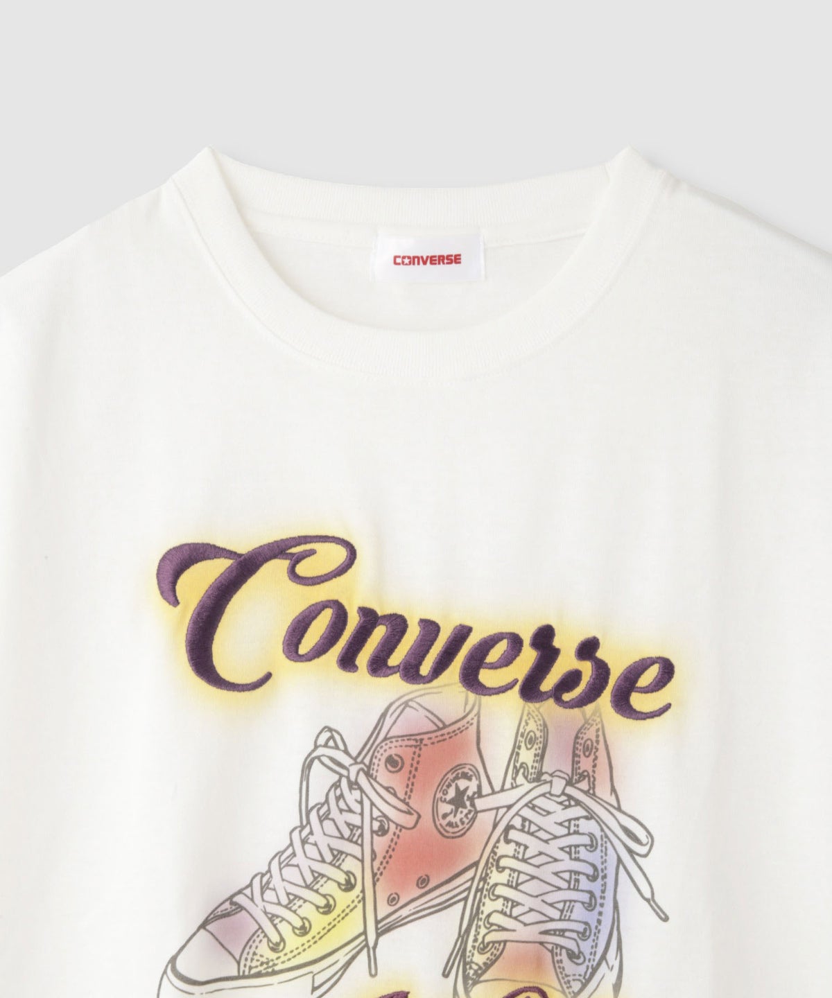 CONVERSE ぼかしプリントTシャツ レディース メール便 対応商品
