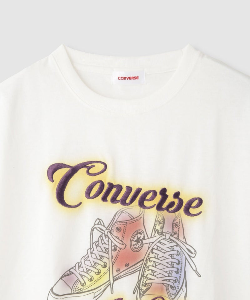 CONVERSE ぼかしプリントTシャツ レディース メール便 対応商品商品画像-5