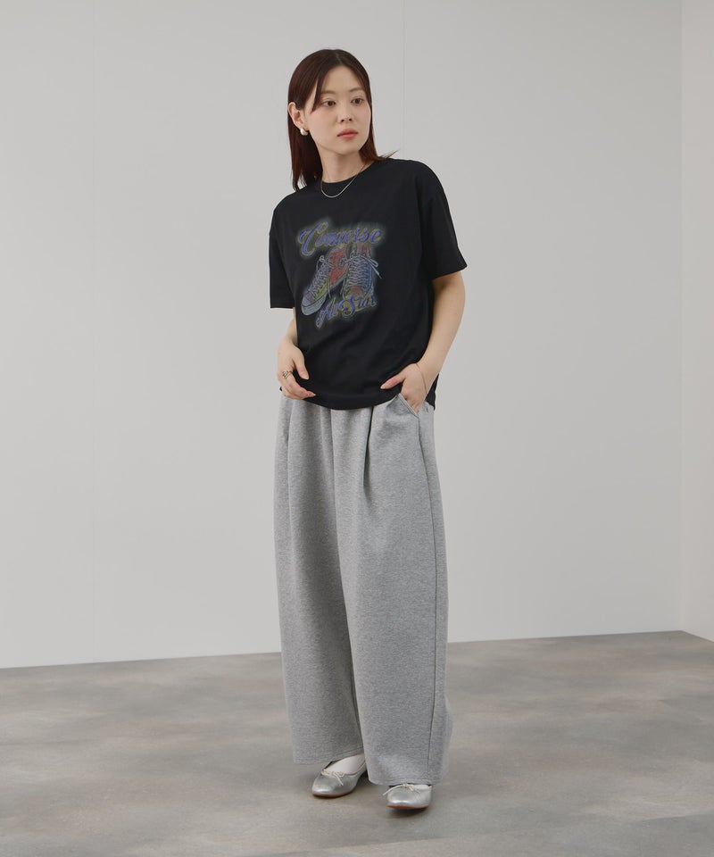 CONVERSE  ぼかしプリントTシャツ レディース メール便 対応商品商品画像-10