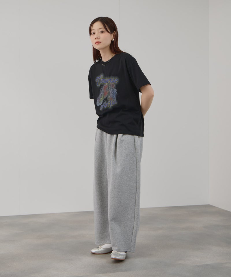 CONVERSE ぼかしプリントTシャツ レディース メール便 対応商品商品画像-11