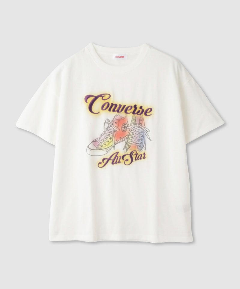 CONVERSE  ぼかしプリントTシャツ レディース メール便 対応商品商品画像-16