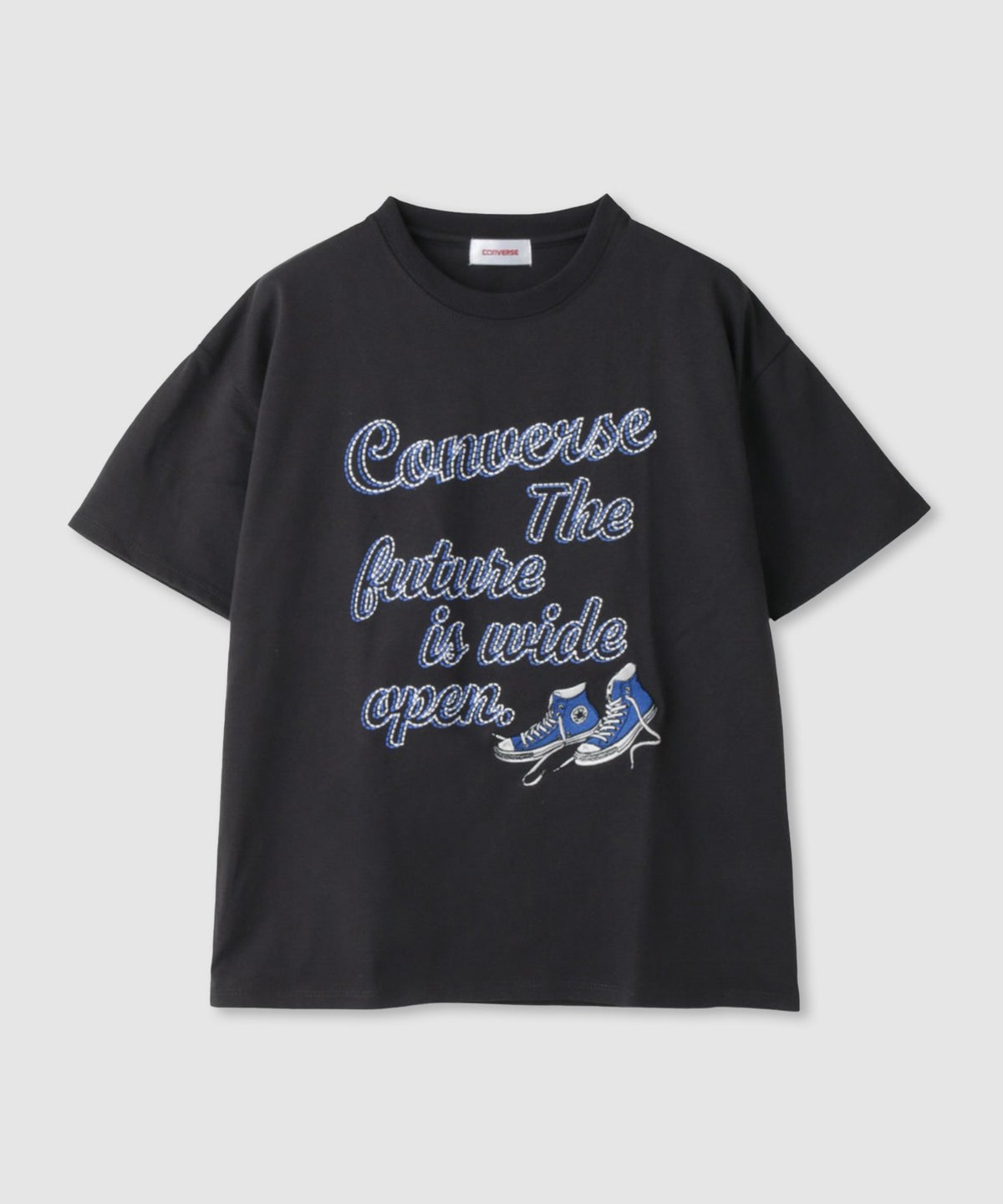 CONVERSE 刺繍プリントTシャツ レディース メール便 対応商品