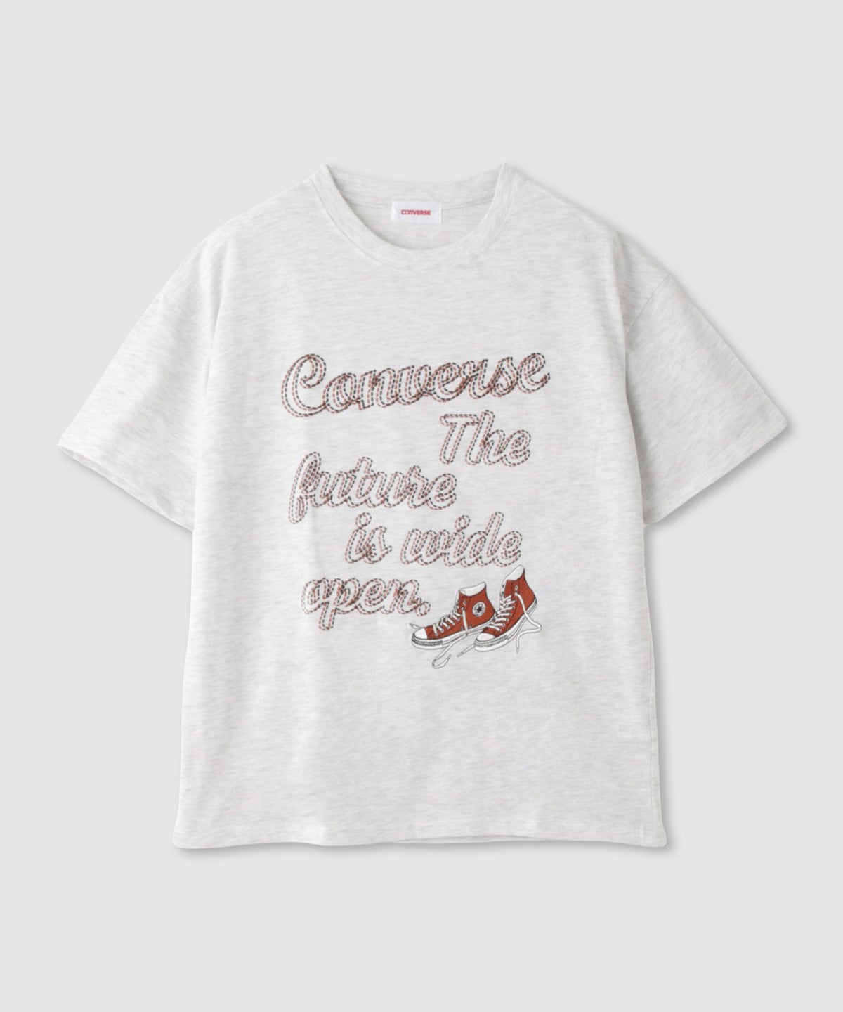 CONVERSE 刺繍プリントTシャツ レディース メール便 対応商品