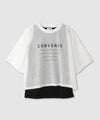 CONVERSE  透かし無地Tシャツアンサンブル レディース商品サムネイル-2