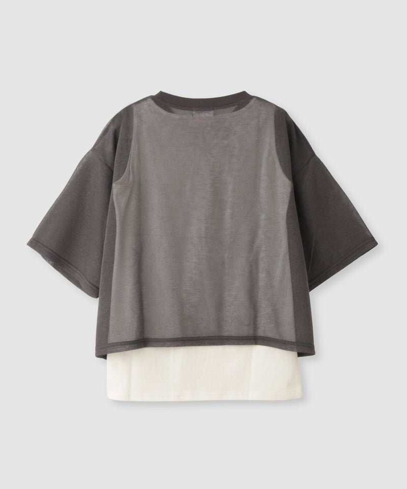 CONVERSE  透かし無地Tシャツアンサンブル レディース商品画像-3