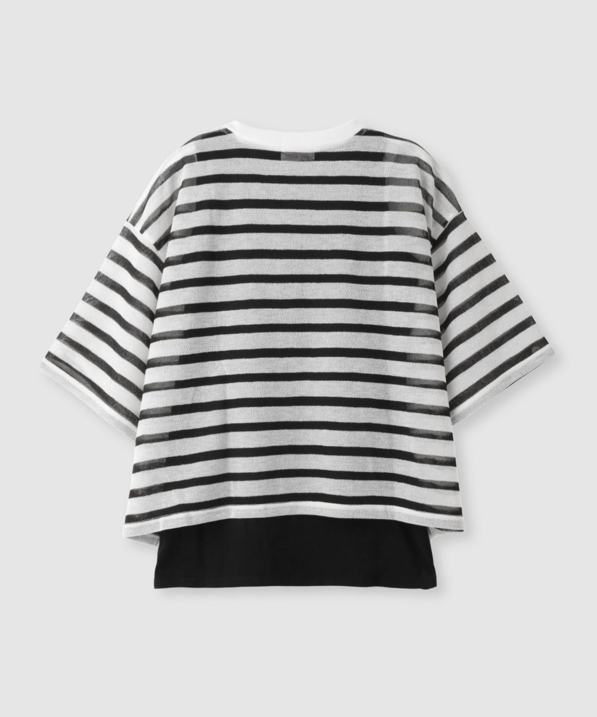 CONVERSE 透かしボーダーTシャツアンサンブル レディース