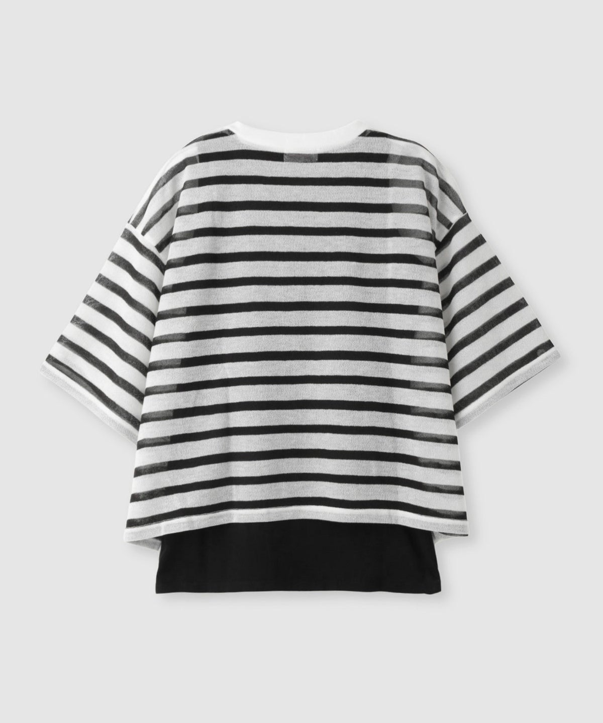 CONVERSE 透かしボーダーTシャツアンサンブル レディース