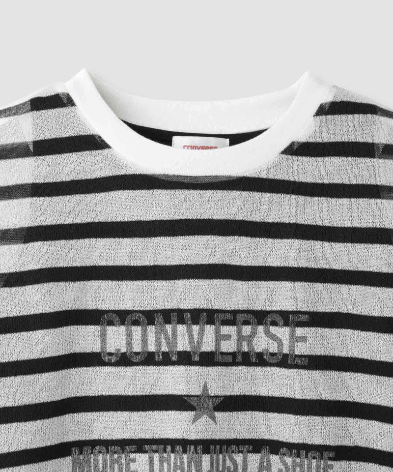 CONVERSE  透かしボーダーTシャツアンサンブル レディース商品画像-16