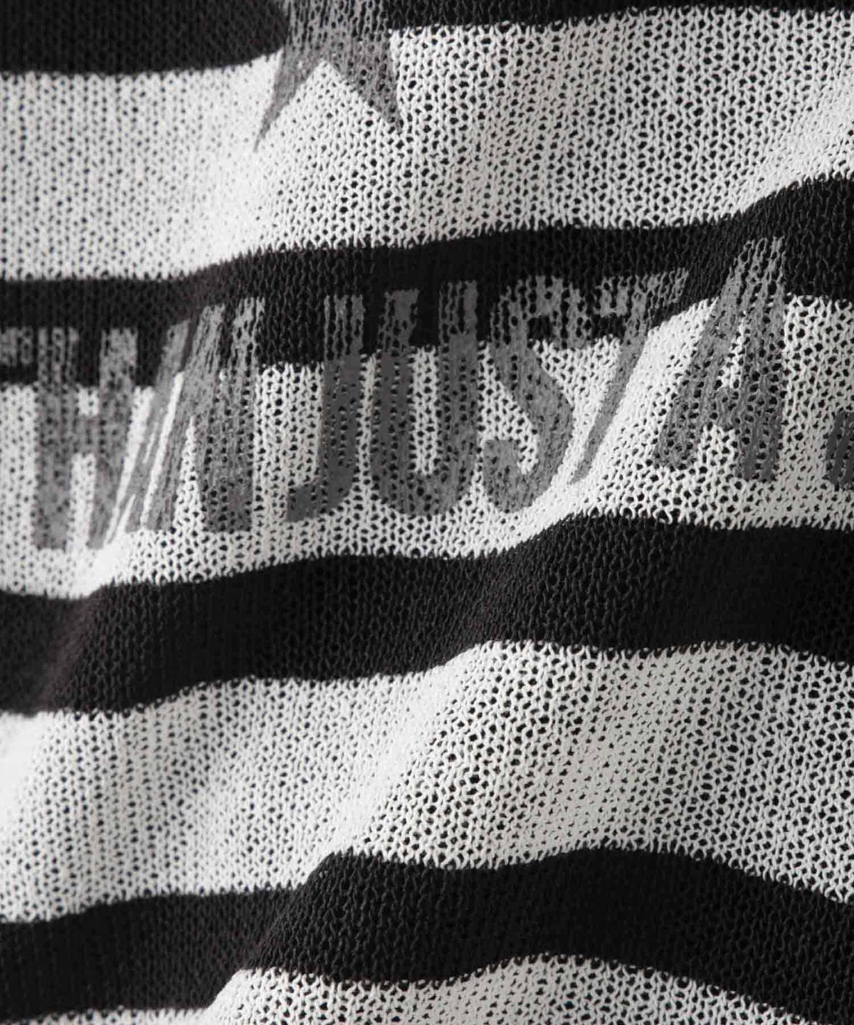 CONVERSE 透かしボーダーTシャツアンサンブル レディース