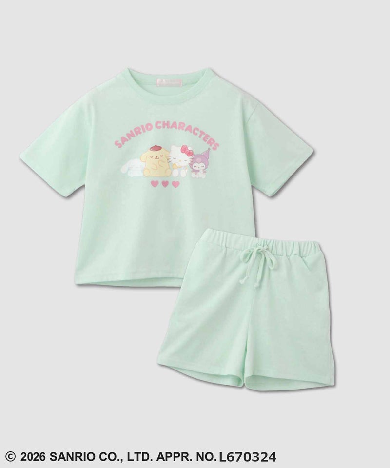 サンリオキャラクターズ 半袖ルームウェア セットアップ キッズ商品画像-1