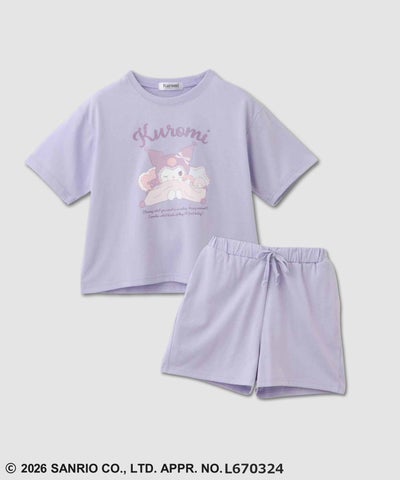 サンリオキャラクターズ クロミ 半袖ルームウェア セットアップ キッズ