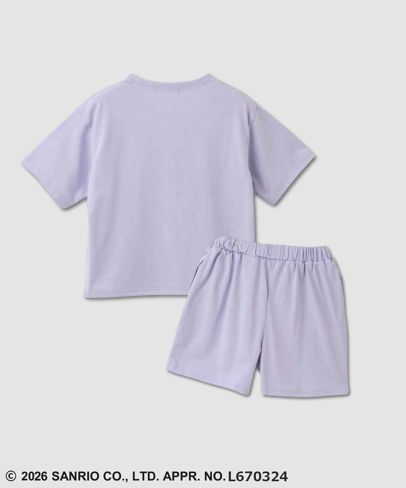 サンリオキャラクターズ クロミ 半袖ルームウェア セットアップ キッズ商品画像-2