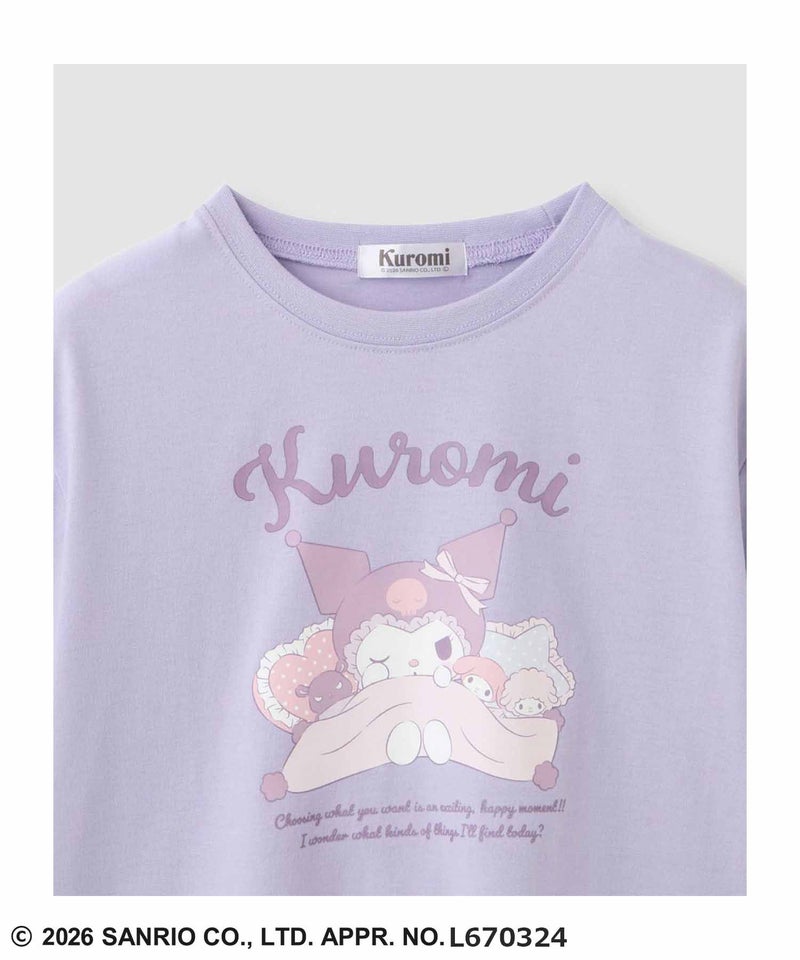 サンリオキャラクターズ クロミ 半袖ルームウェア セットアップ キッズ商品画像-3