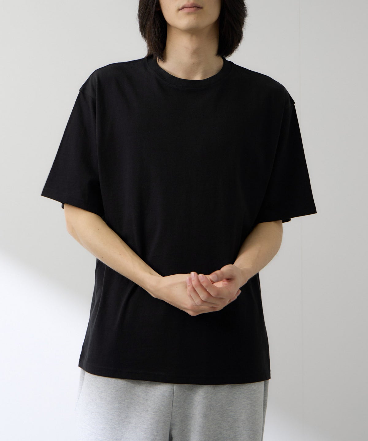 NAVY BCIコットン リラックスフィット 無地半袖Tシャツ メンズ メール便 対応商品