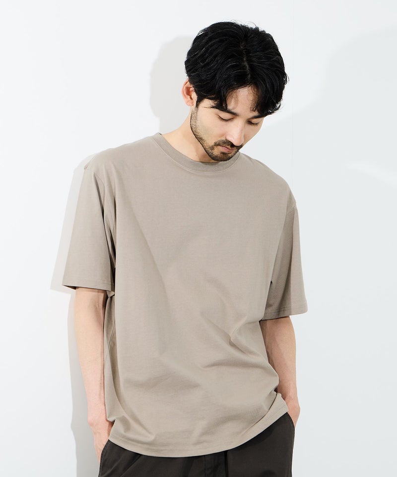 [期間限定価格]NAVY  BCIコットン リラックスフィット 無地半袖Tシャツ メンズ メール便 対応商品商品画像-6