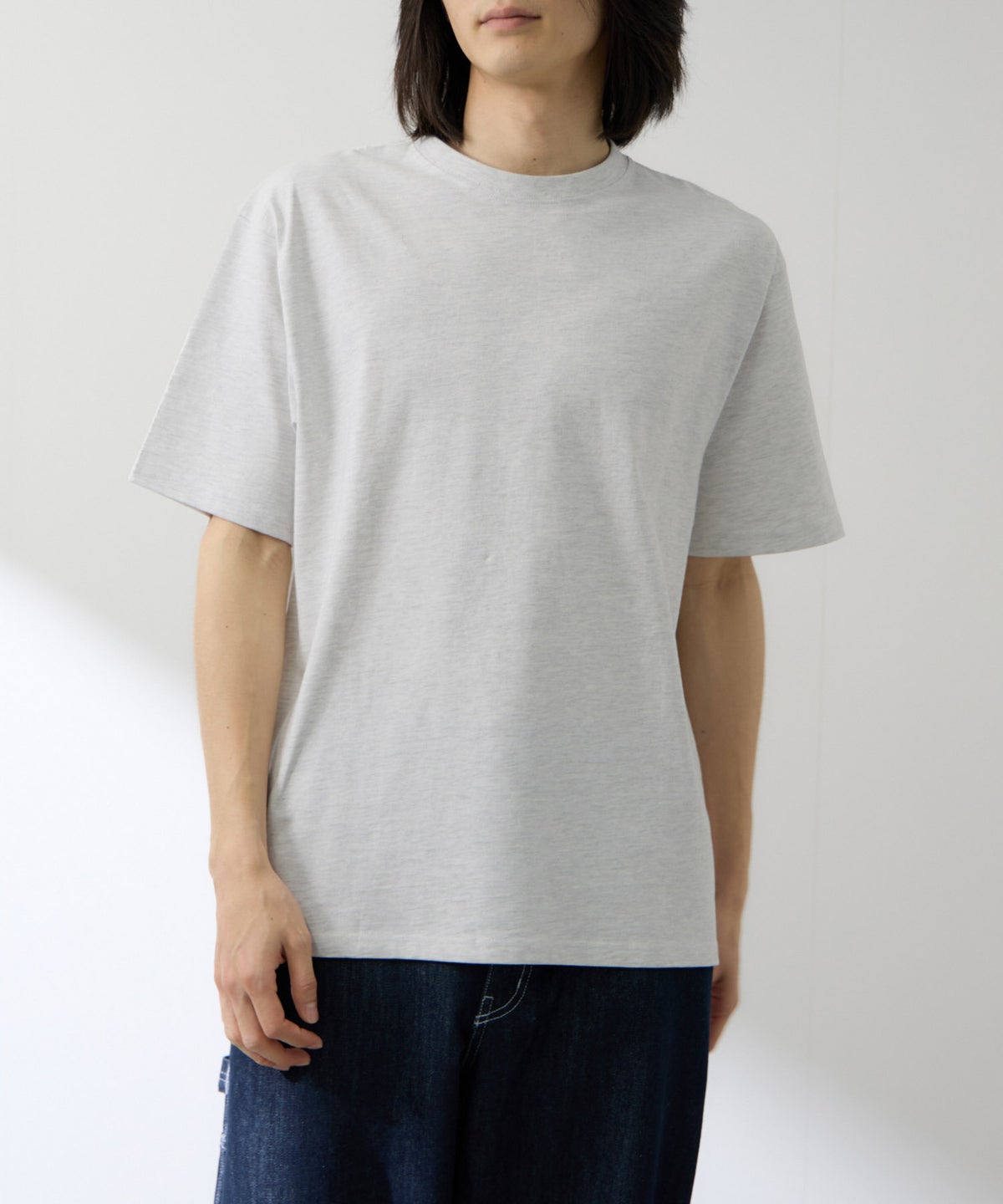 NAVY BCIコットン リラックスフィット 無地半袖Tシャツ メンズ メール便 対応商品