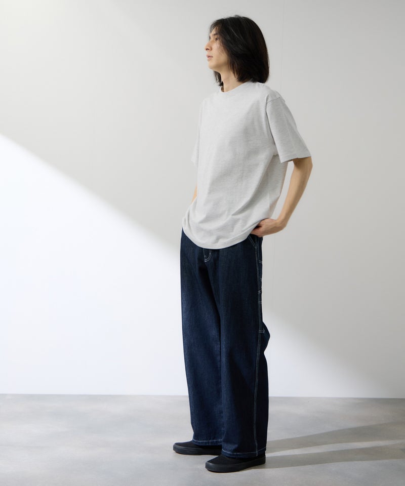 NAVY BCIコットン リラックスフィット 無地半袖Tシャツ メンズ メール便 対応商品商品画像-13