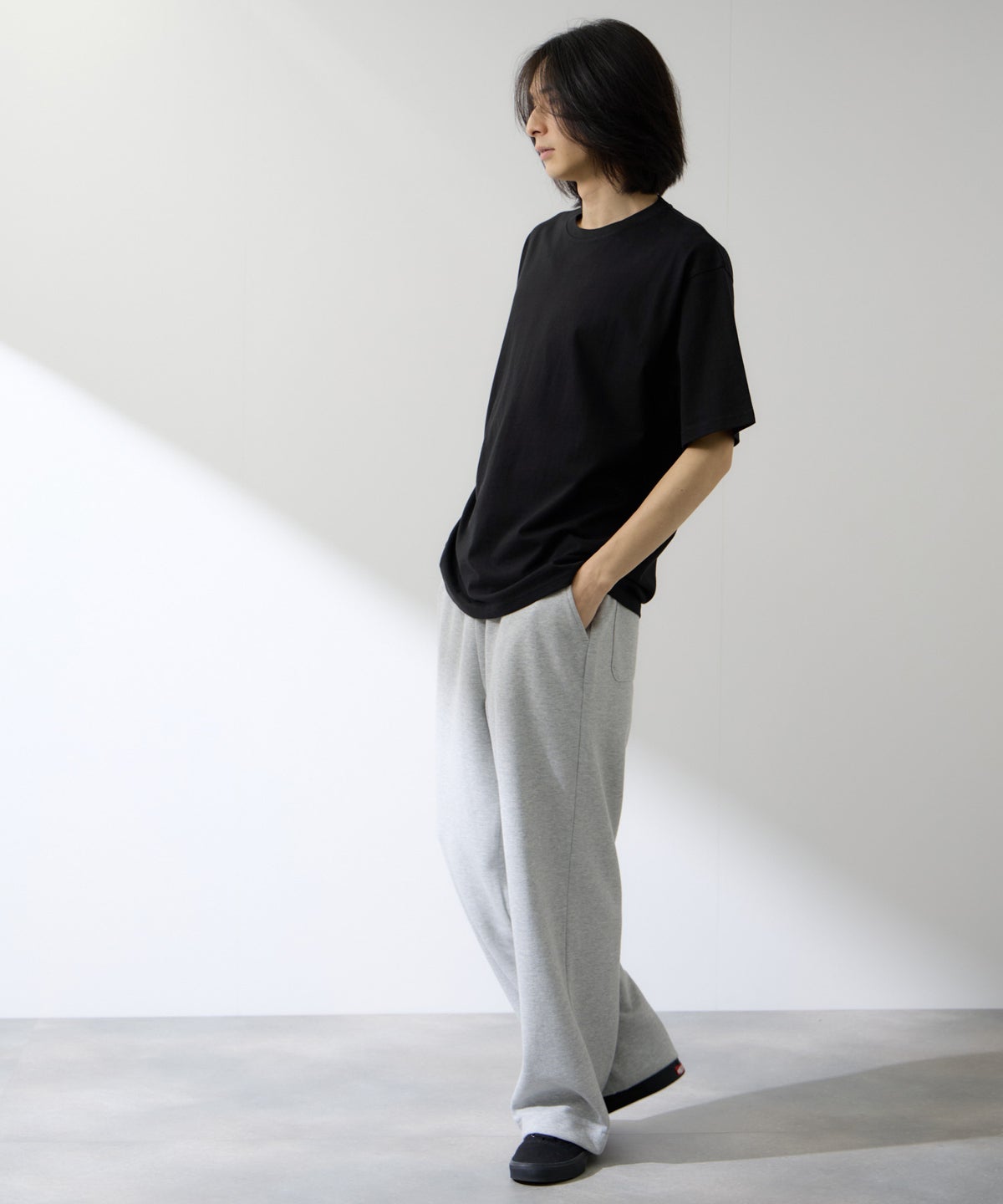 NAVY BCIコットン リラックスフィット 無地半袖Tシャツ メンズ メール便 対応商品