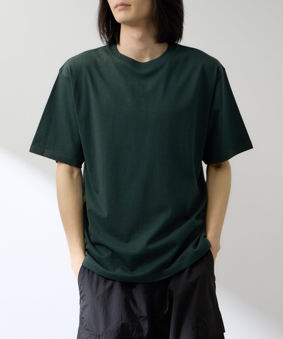 NAVY BCIコットン リラックスフィット 無地半袖Tシャツ メンズ メール便 対応商品