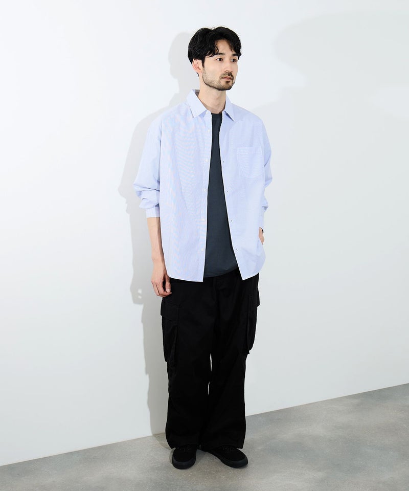 [期間限定価格]NAVY  BCIコットン リラックスフィット 無地半袖Tシャツ メンズ メール便 対応商品商品画像-21
