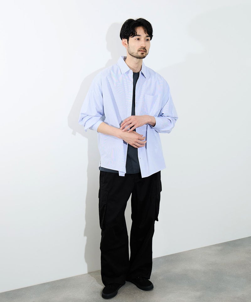 [期間限定価格]NAVY  BCIコットン リラックスフィット 無地半袖Tシャツ メンズ メール便 対応商品商品画像-22