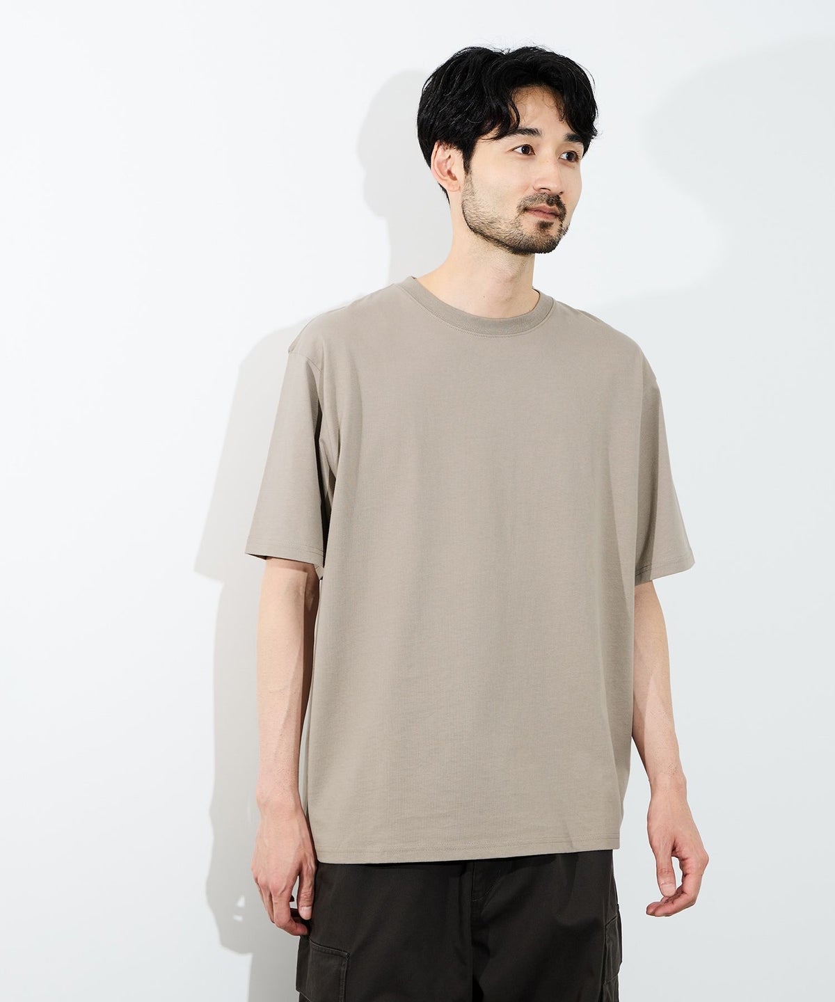 NAVY BCIコットン リラックスフィット 無地半袖Tシャツ メンズ メール便 対応商品