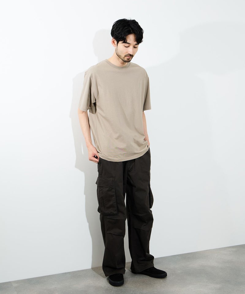 [期間限定価格]NAVY  BCIコットン リラックスフィット 無地半袖Tシャツ メンズ メール便 対応商品商品画像-28