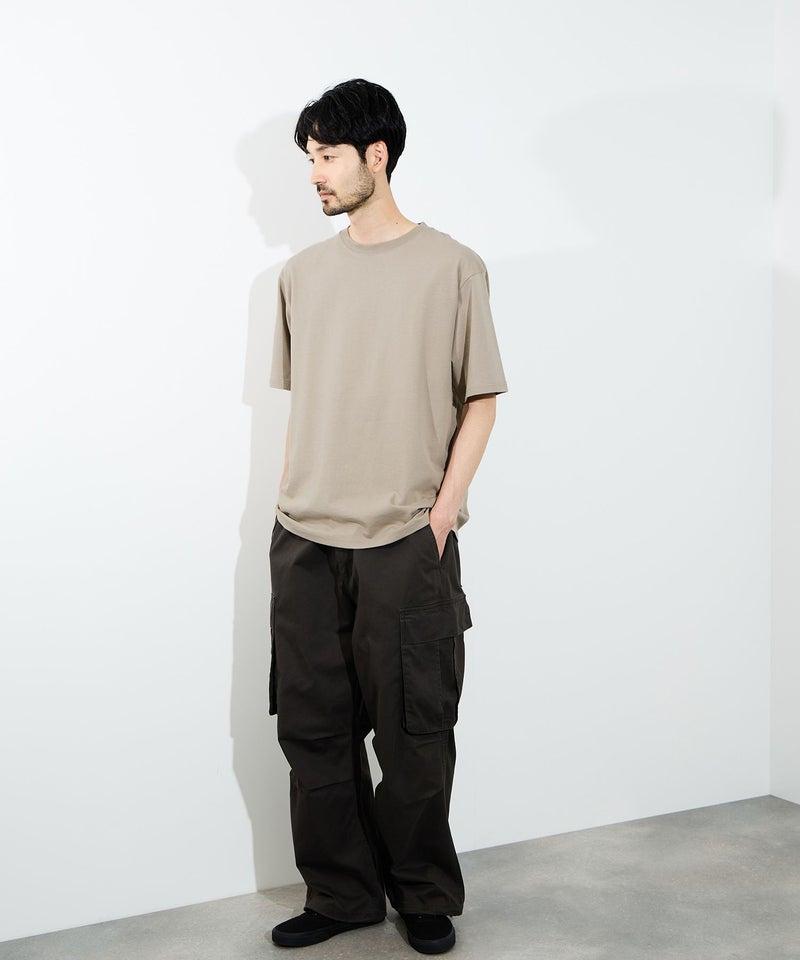 [期間限定価格]NAVY  BCIコットン リラックスフィット 無地半袖Tシャツ メンズ メール便 対応商品商品画像-29