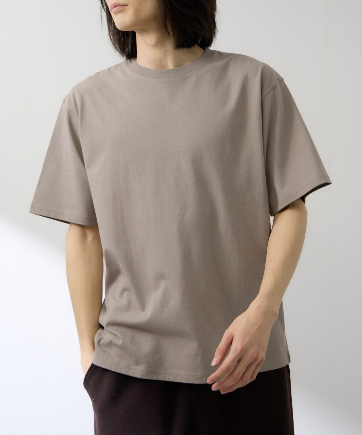 NAVY BCIコットン リラックスフィット 無地半袖Tシャツ メンズ メール便 対応商品