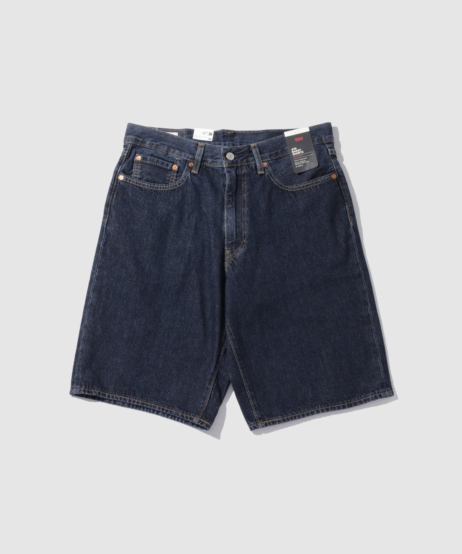 Manduka ヨガパンツ ハイウエスト ネイビー sサイズ 速乾 Levi's(R) 478(TM) バギー ショートパンツ メンズ
