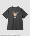 サンリオキャラクターズ 日焼けキャラクタープリント ラインストーンビッグTシャツ レディース メール便 対応商品商品サムネイル-1