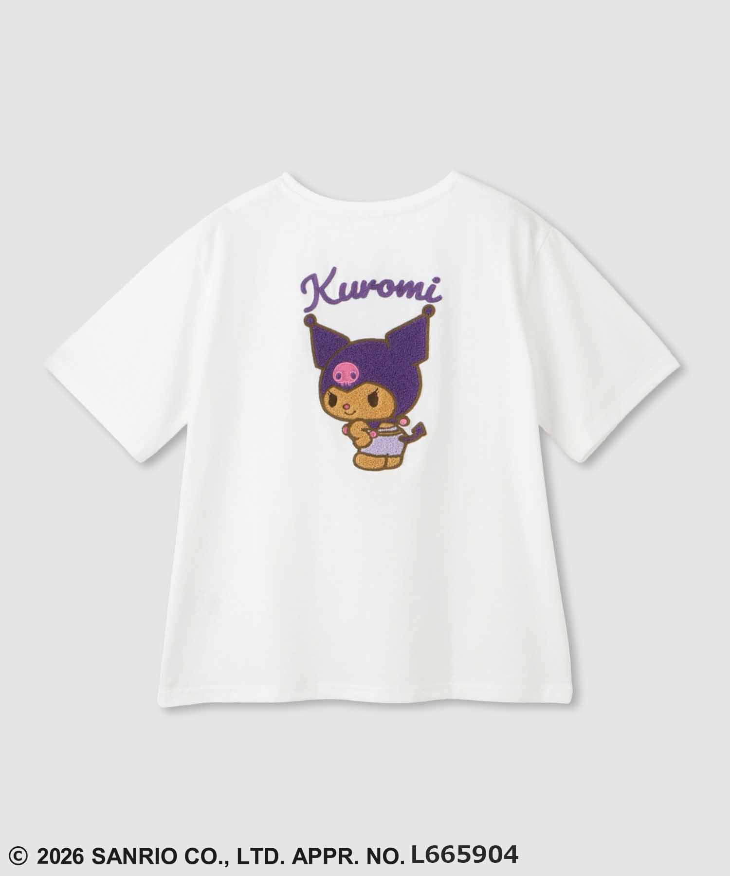 サンリオキャラクターズ 日焼けキャラクターサガラ刺繍 Tシャツ レディース