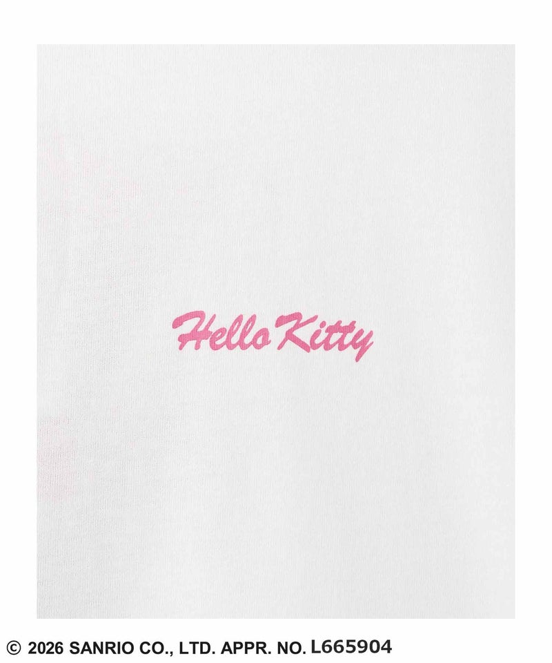 サンリオキャラクターズ 日焼けキャラクターサガラ刺繍 Tシャツ レディース メール便 対応商品商品画像-7