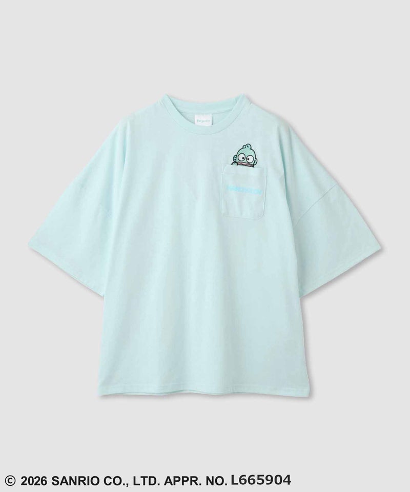 サンリオキャラクターズ ポケット刺繍キャラクターTシャツ レディース メール便 対応商品商品画像-5