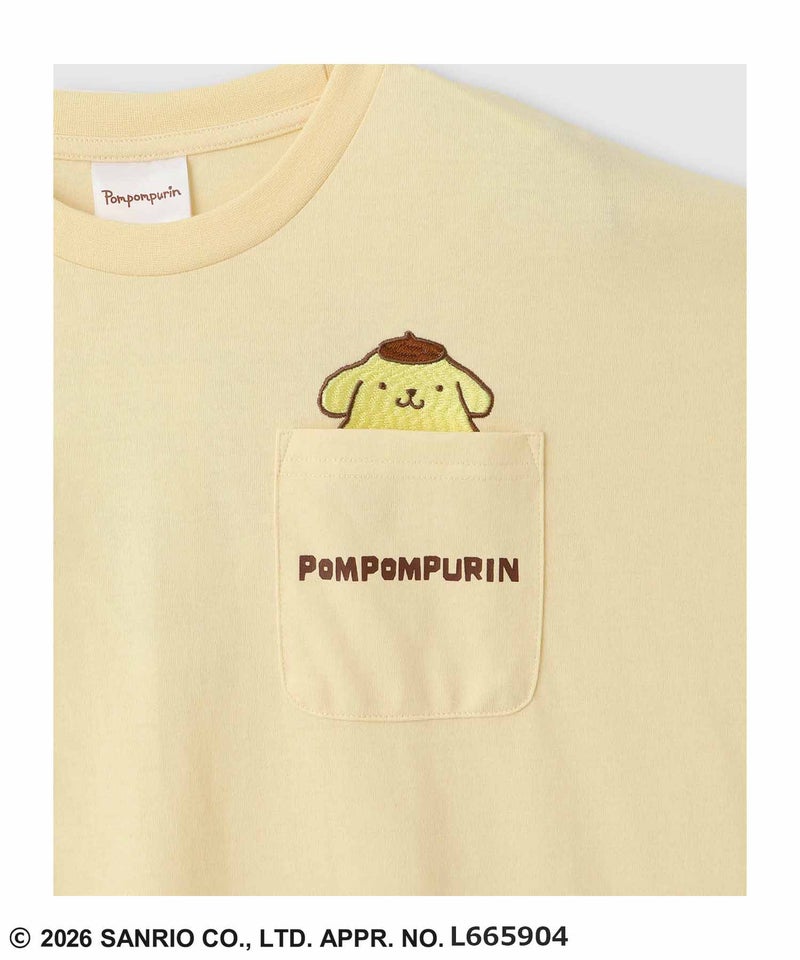 サンリオキャラクターズ ポケット刺繍キャラクターTシャツ レディース メール便 対応商品商品画像-11