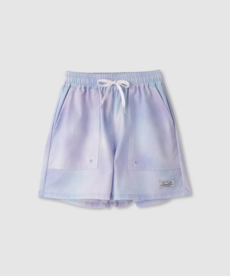 NAVY  SARARI タイダイ柄 ベイカーポケット キュロットパンツ キッズ商品画像-1