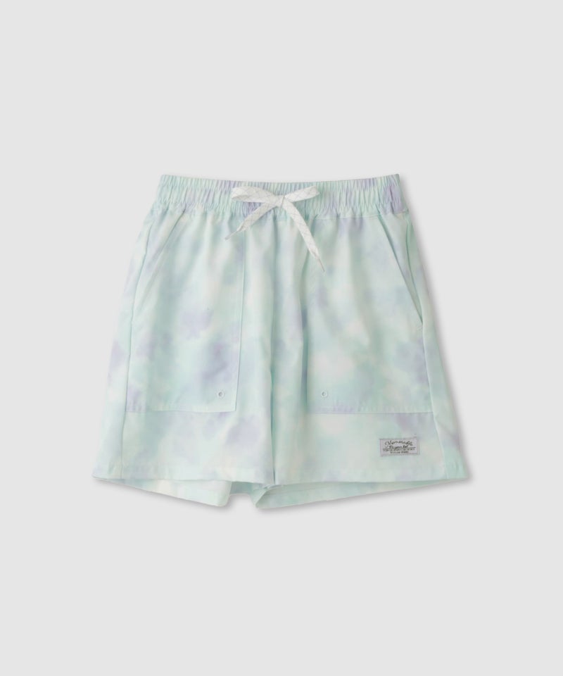 NAVY  SARARI タイダイ柄 ベイカーポケット キュロットパンツ キッズ商品画像-2