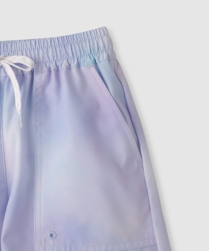 NAVY  SARARI タイダイ柄 ベイカーポケット キュロットパンツ キッズ商品画像-5