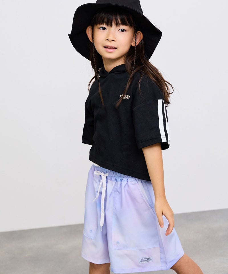 [値下げ]NAVY  SARARI タイダイ柄 ベイカーポケット キュロットパンツ キッズ商品画像-10
