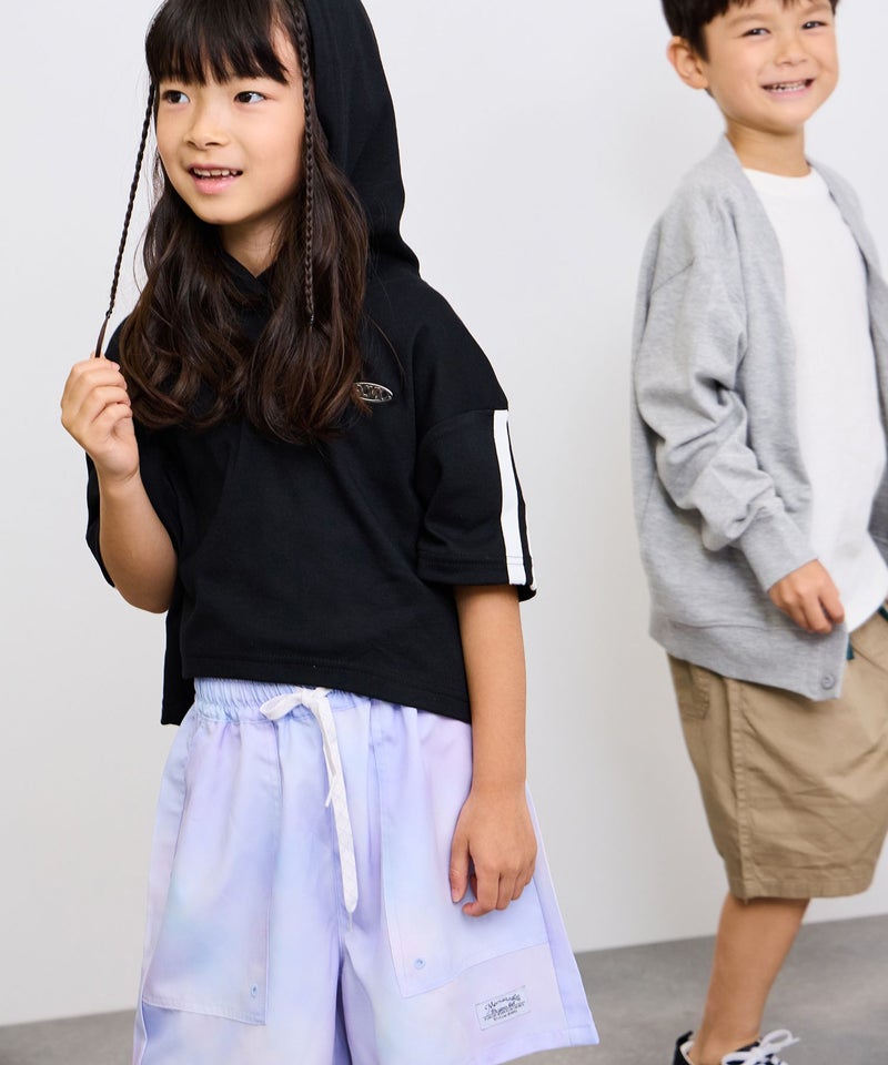 [値下げ]NAVY  SARARI タイダイ柄 ベイカーポケット キュロットパンツ キッズ商品画像-12