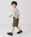 NAVY  カーゴショートパンツ キッズ商品サムネイル-5